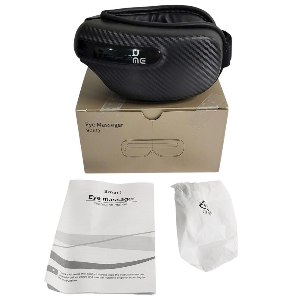 UME Smart Foldable Eye Massager Rechargeable Music Vibration 906Q Black